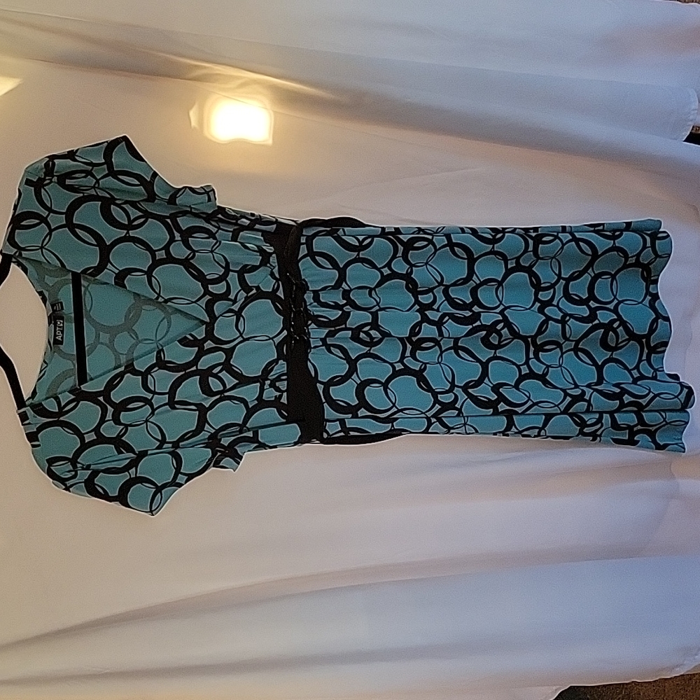 APT.9 turquoise & black dress size XL